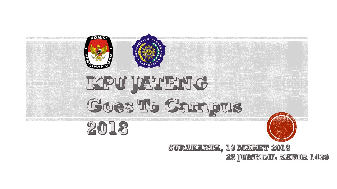 Daftar Nama Peserta KPU Jateng Goes To Campus 2018