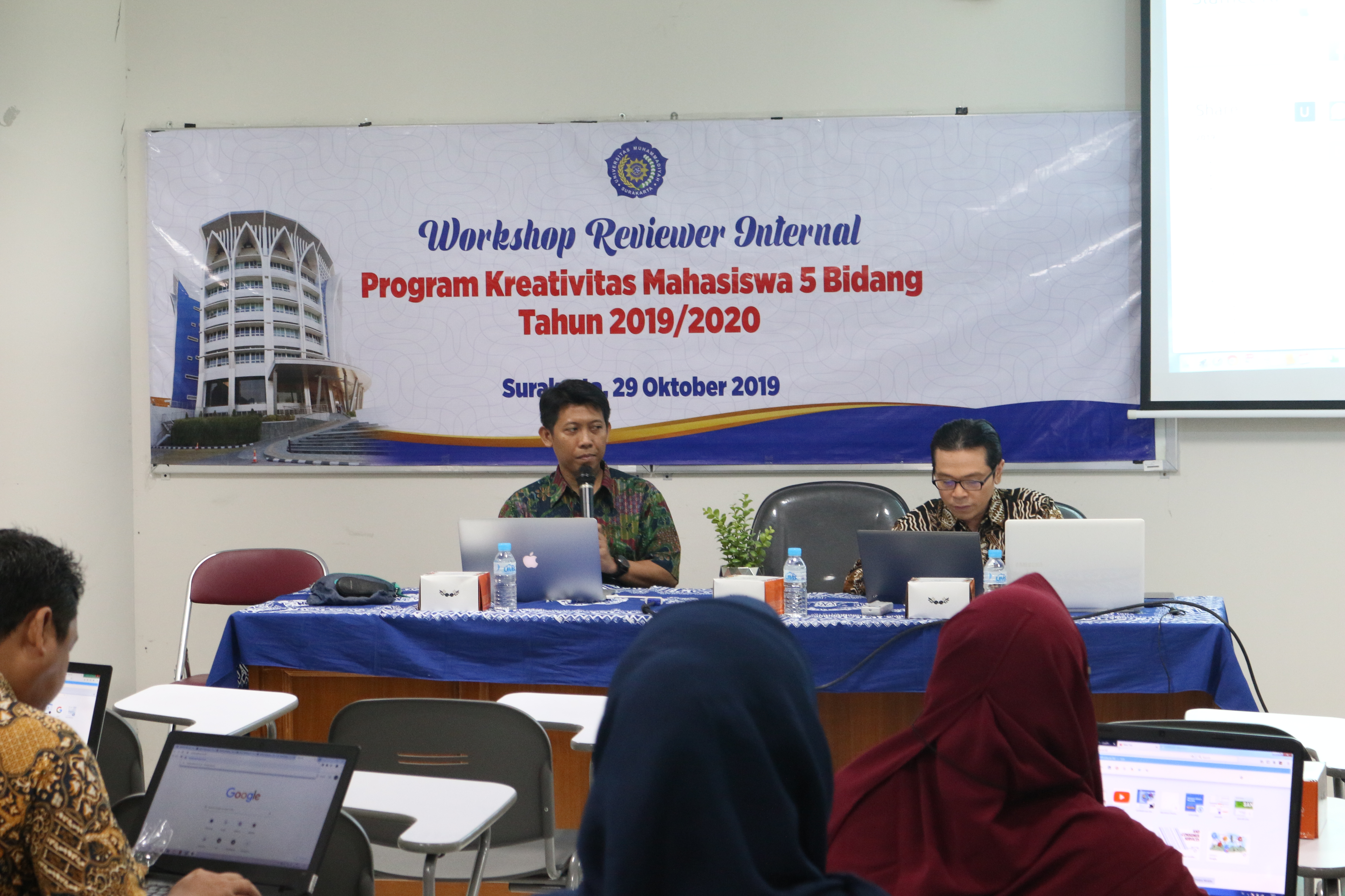 Workshop Reviewer Internal PKM 5 Bidang 2019