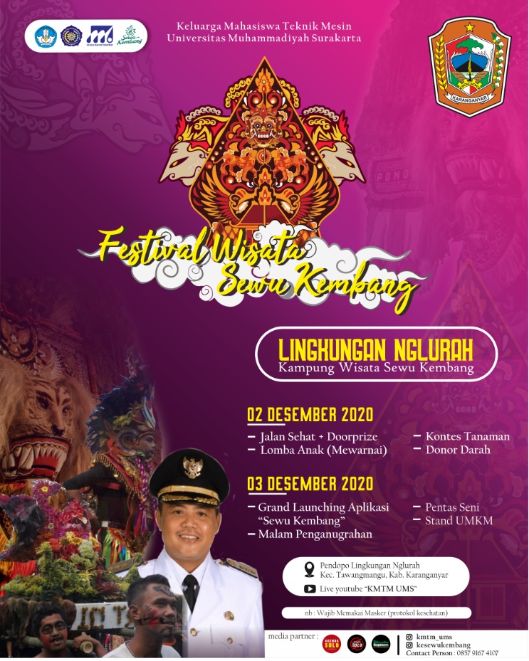 GRAND LAUNCHING PHP2D: APLIKASI SEWU KEMBANG DAN FESTIVAL WISATA SEWU KEMBANG