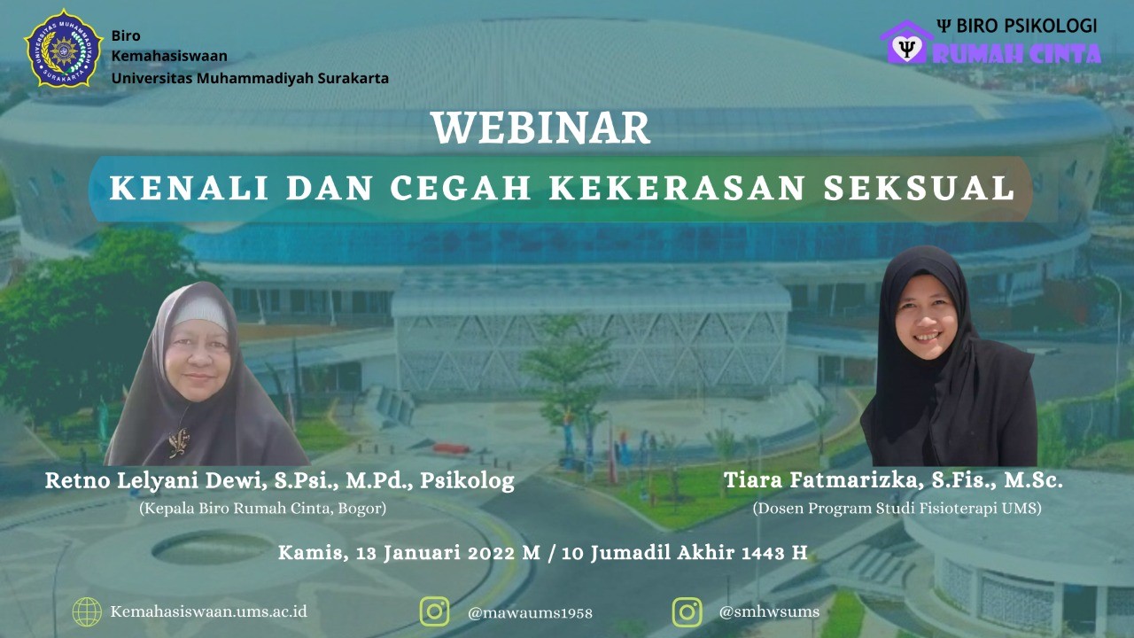 Webinar Pencegahan Kekerasan Seksual “Kenali dan Cegah Kekerasan Seksual”