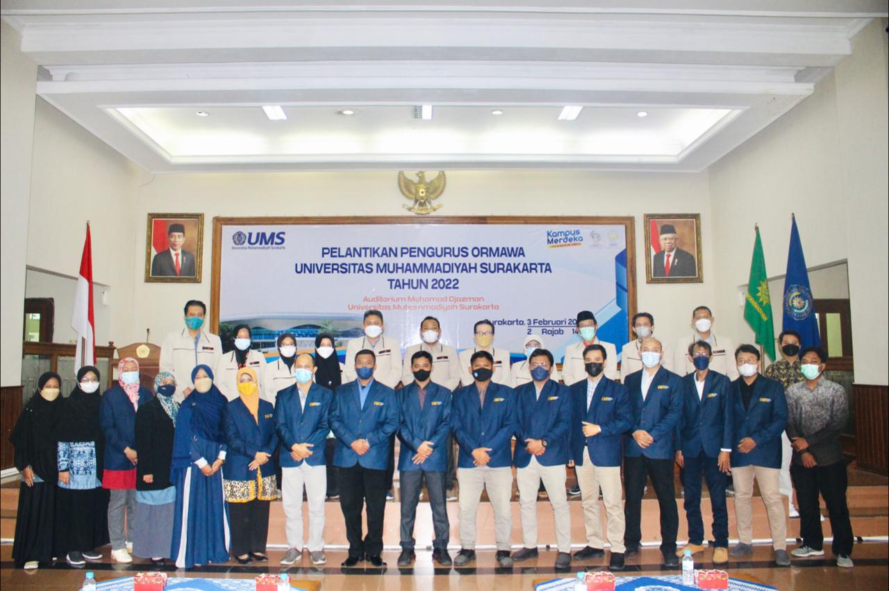 Pelantikan Ormawa dan UKM UMS 2022