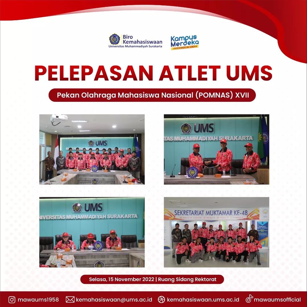 Pelepasan Atlet UMS – POMNAS XVII