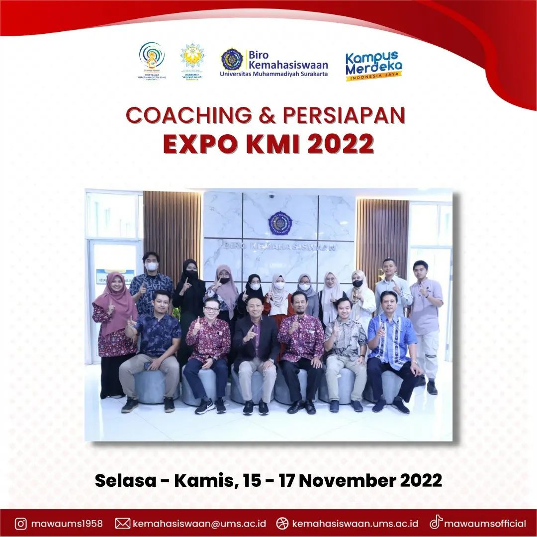 Coaching & Persiapan EXPO KMI 2022