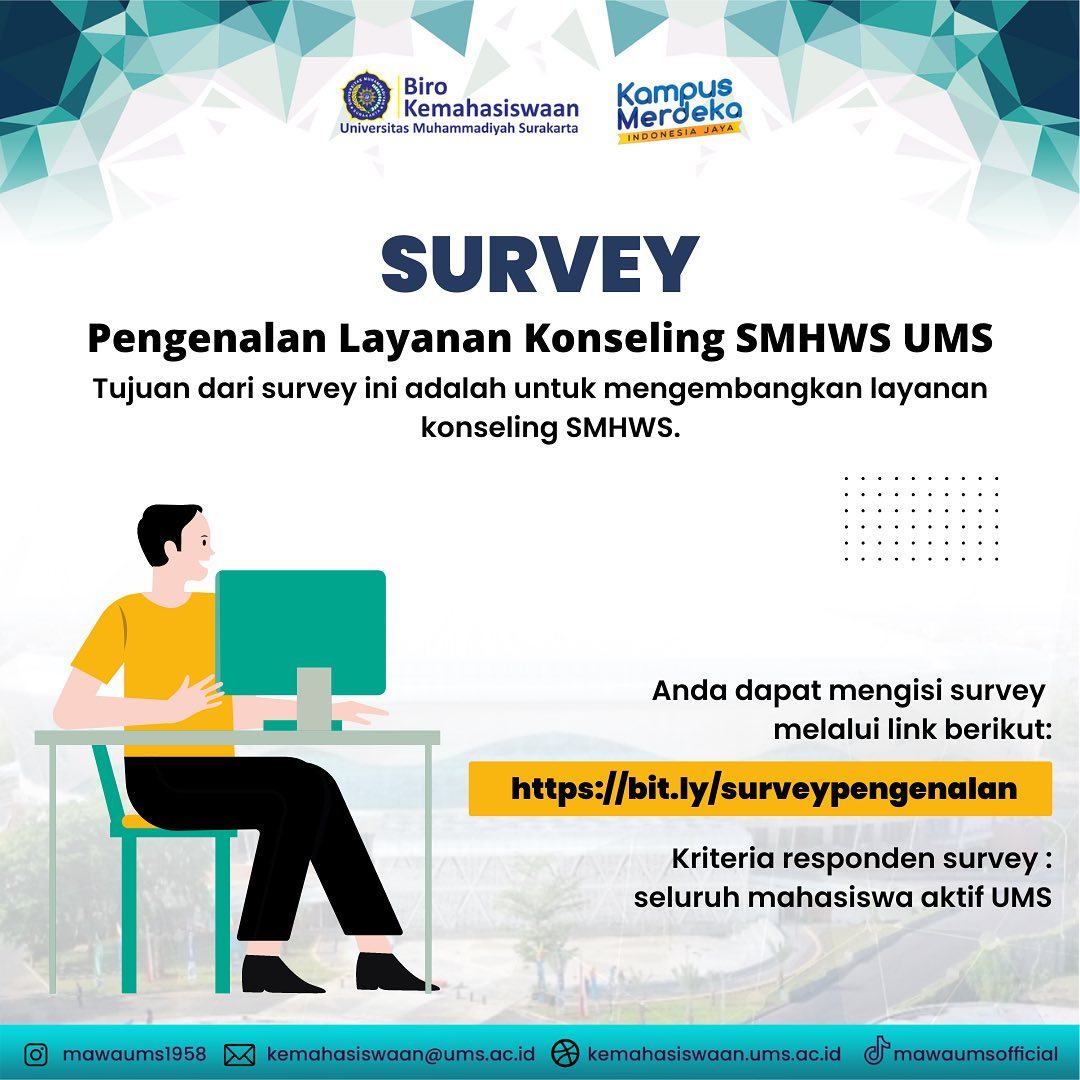 Survey Pengenalan Layanan Konseling SMHWS UMS