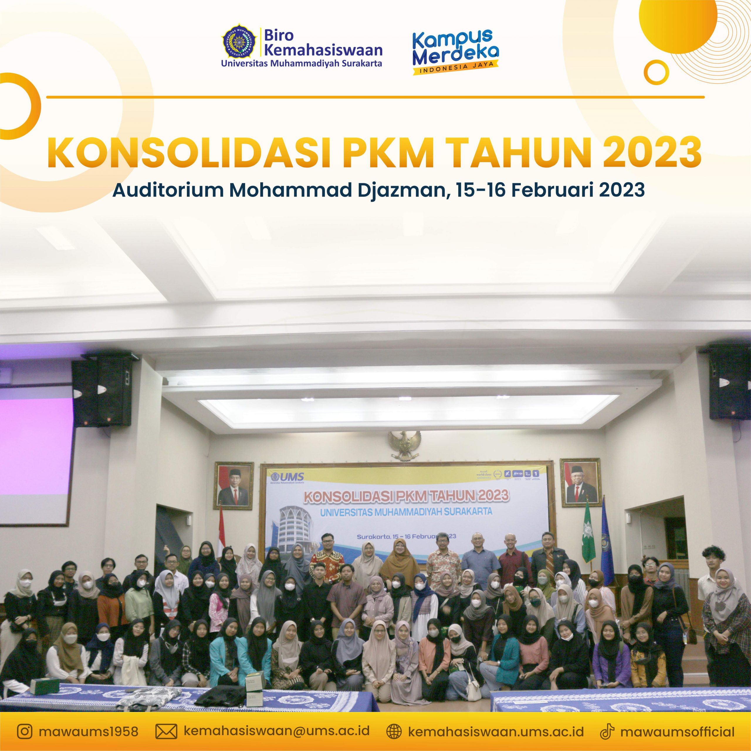 Konsolidasi PKM Lolos Seleksi Universitas Muhammadiyah Surakarta