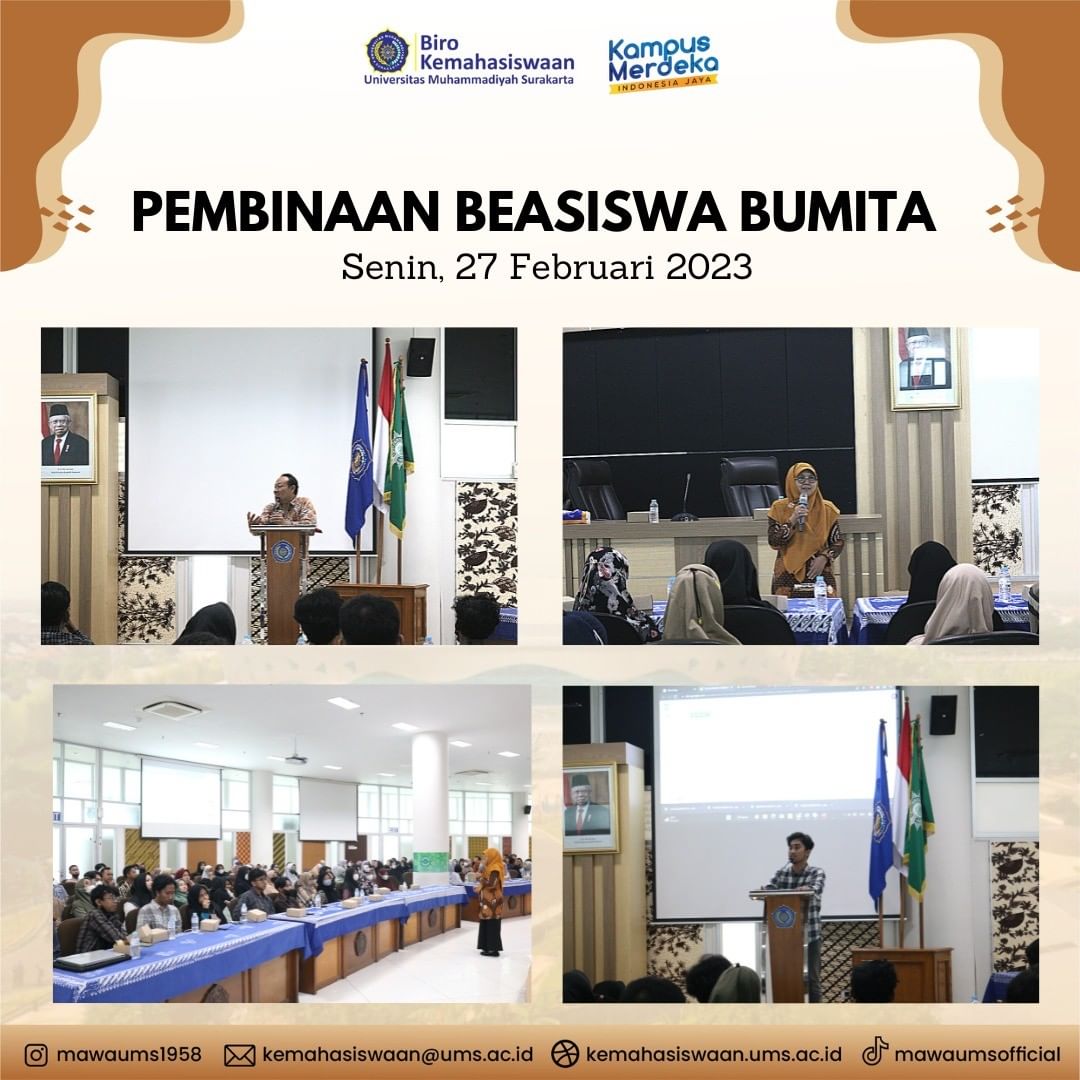 Pembinaan Mahasiswa Penerima BUMITA