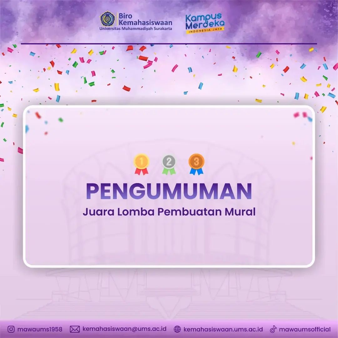 Pengumuman Juara Lomba Mural