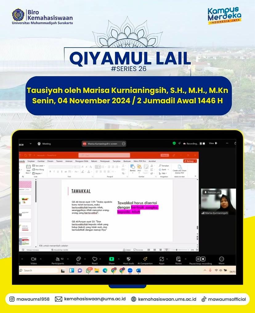 Press Release Qiyamul Lail #Series 26